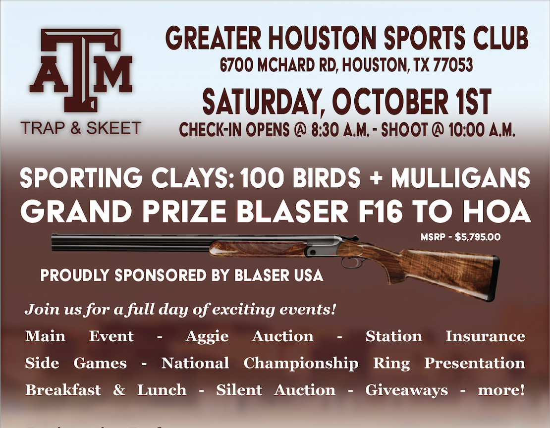 Texas A&amp;M Trap and Skeet National Championship Celebration and Fundraiser Tournament